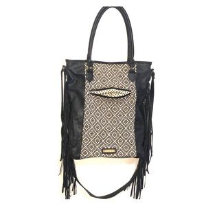 Madden Girl fringed shoulder bag